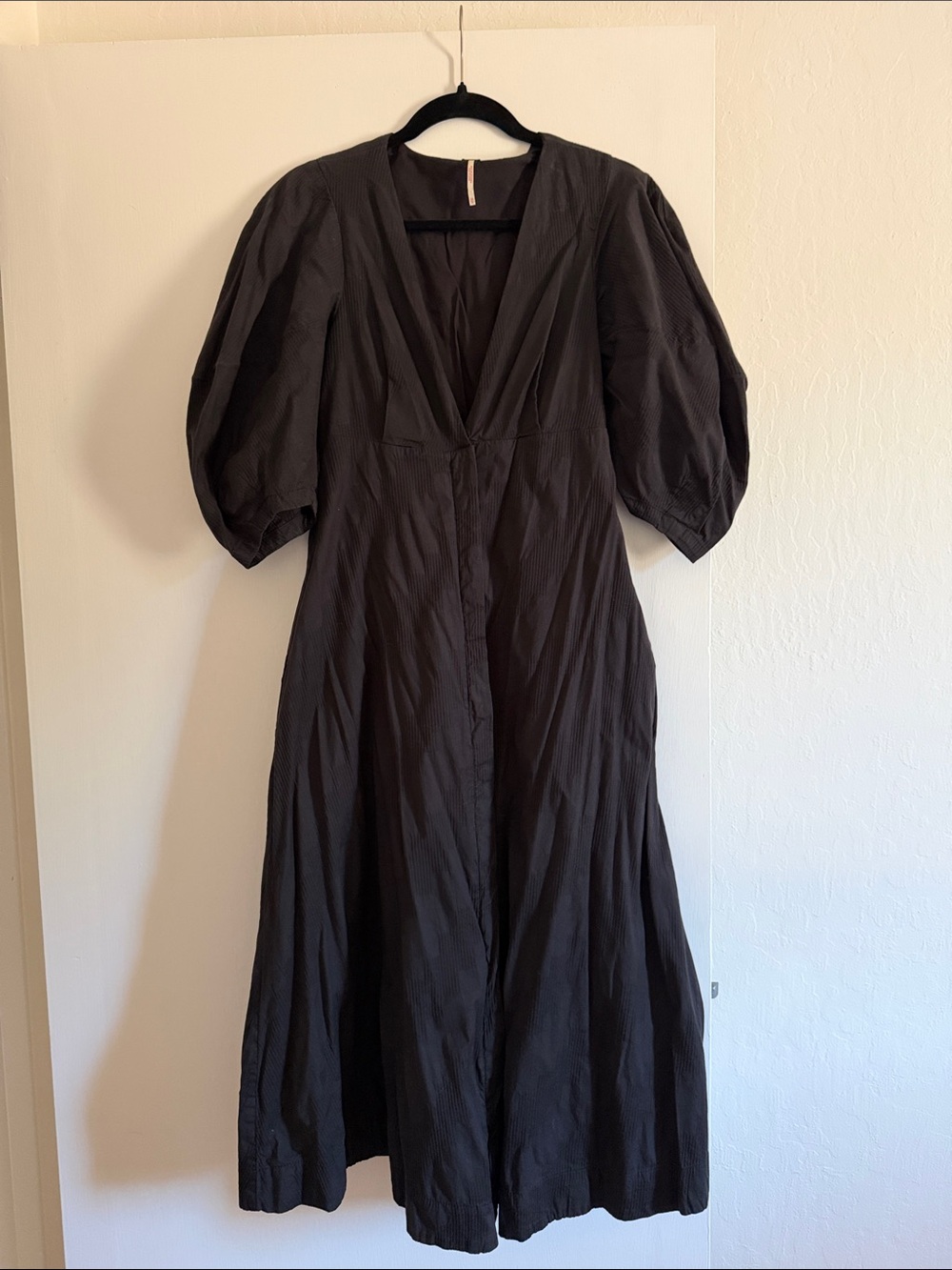 Freepeople puff sleeve midi dress